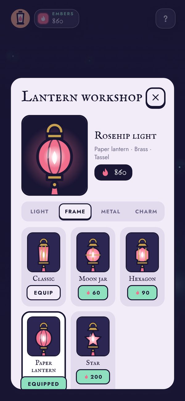 The lantern workshop